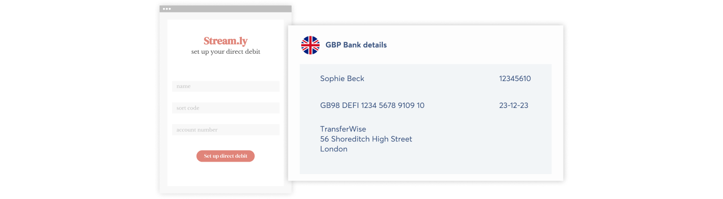 How to set up a Direct Debit